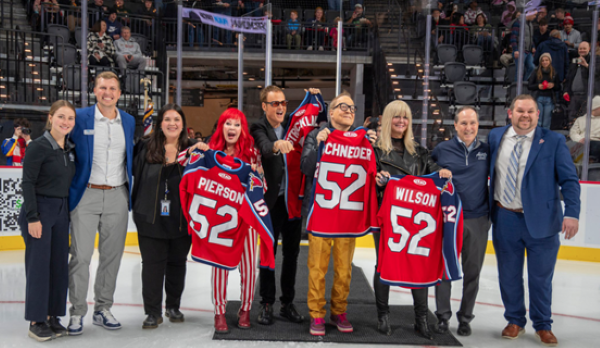 picture of B52's on ice at Akins Ford Arena