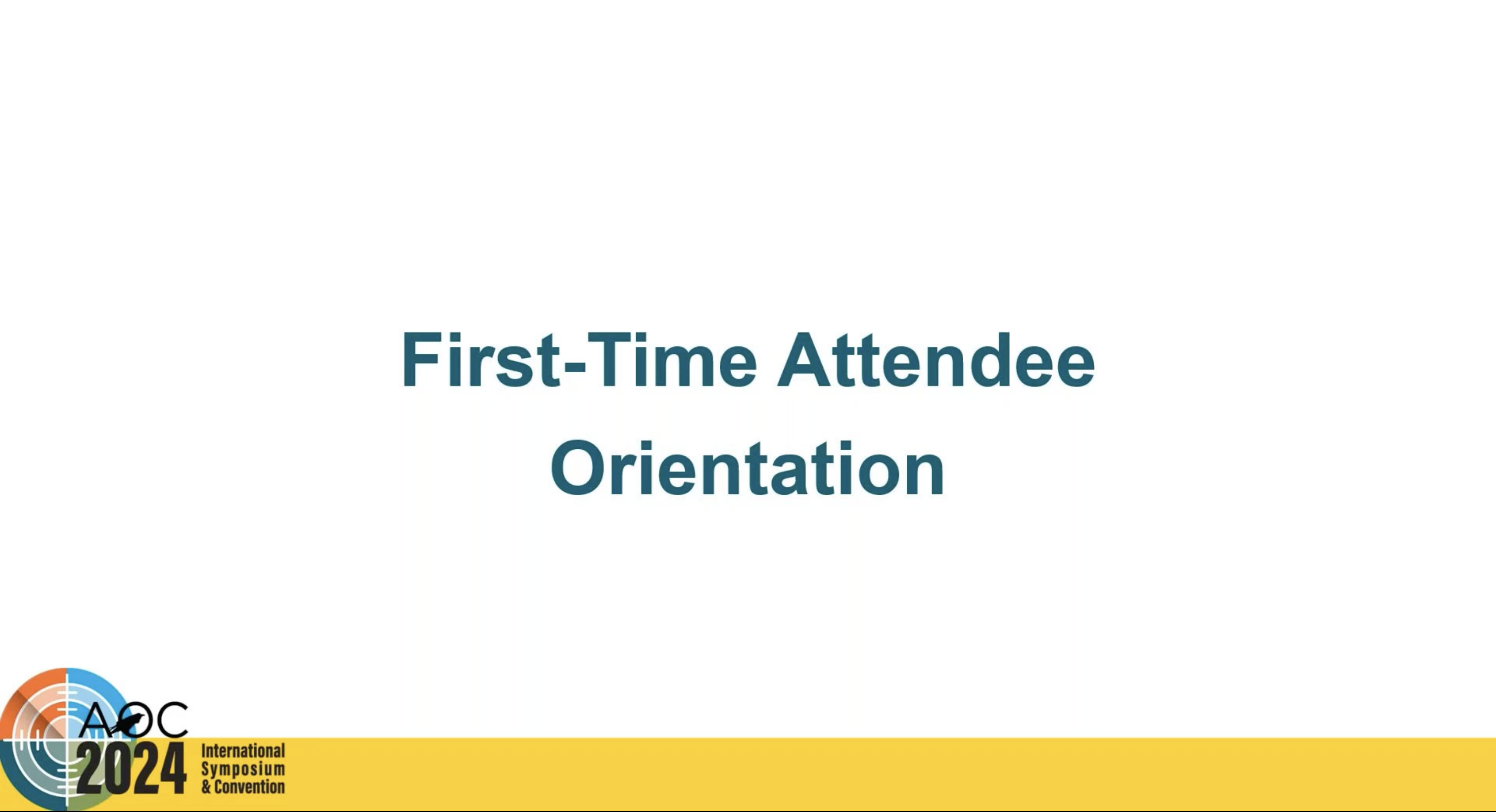 Orientation video