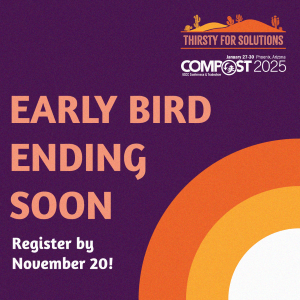 COMPOST2025 early bird registration